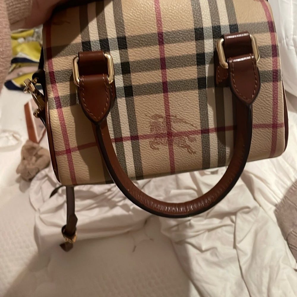Burberry Checkered Handbag